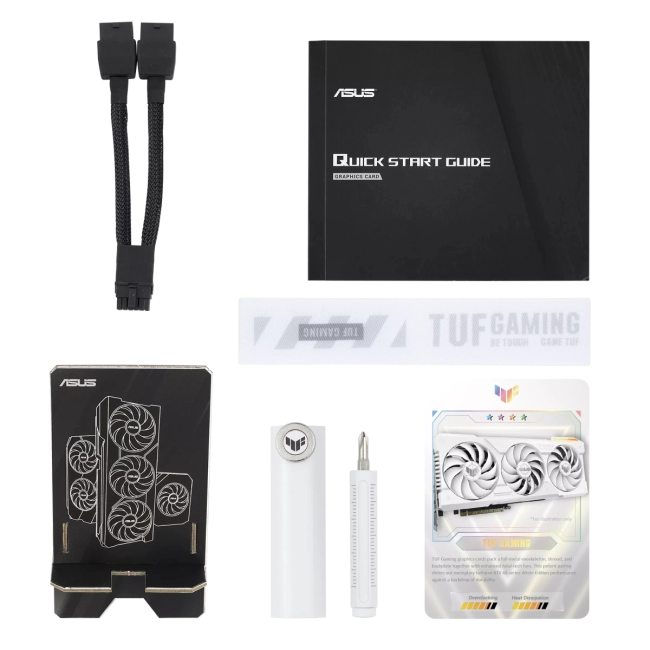 Видеокарта ASUS TUF-RTX4070TIS-O16G-WHITE-GAMING 90YV0KF2-M0NA00 Видеокарта ASUS TUF-RTX4070TIS-O16G-WHITE-GAMING 90YV0KF2-M0NA00