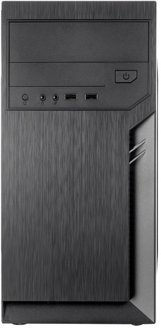 Корпус с блоком питания 500Вт. Foxline FL-702-FZ500R