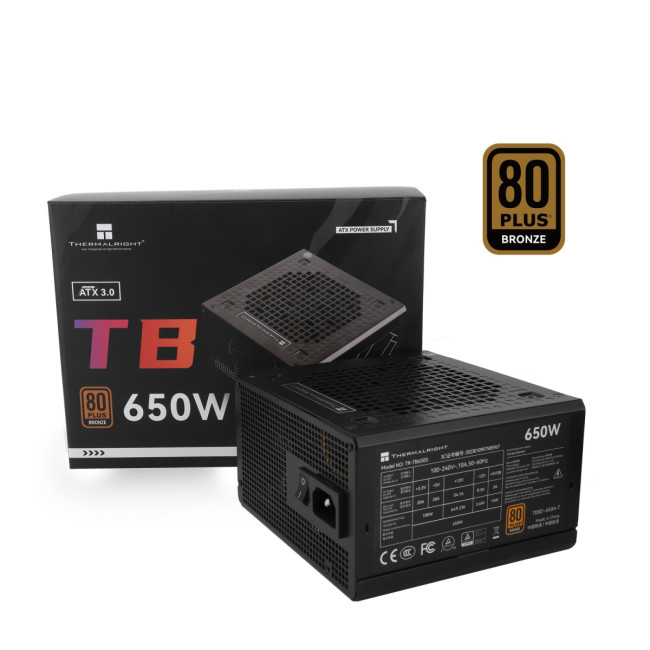 Блок питания 650W Thermalright TR-TB650S 650W 80+ Bronze Блок питания 650W Thermalright TR-TB650S 650W 80+ Bronze