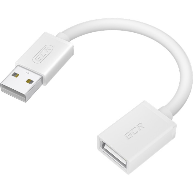 GCR Удлинитель 0.15m USB 2.0 AM/AF, белый, GCR-55058 Удлинитель Greenconnect 0.15 м (GCR-55058) GCR Удлинитель 0.15m USB 2.0 AM/AF, белый, GCR-55058 Удлинитель Greenconnect 0.15 м (GCR-55058)