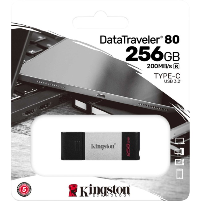 Флеш-накопитель Kingston 256GB DataTraveler 80 (DT80/256GB)
