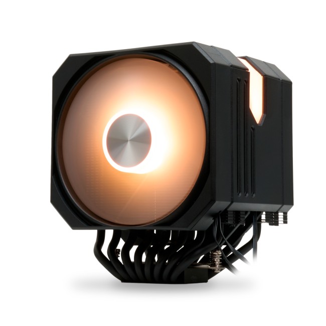 Кулер для процессора HSPD CPU Cooler A128-BKAA BLACK ARGB Кулер для процессора HSPD CPU Cooler A128-BKAA BLACK ARGB