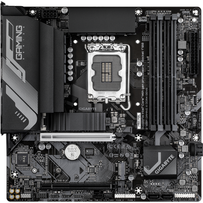 Материнская плата Gigabyte B760M G X DDR4 GEN5 Материнская плата Gigabyte B760M G X DDR4 GEN5