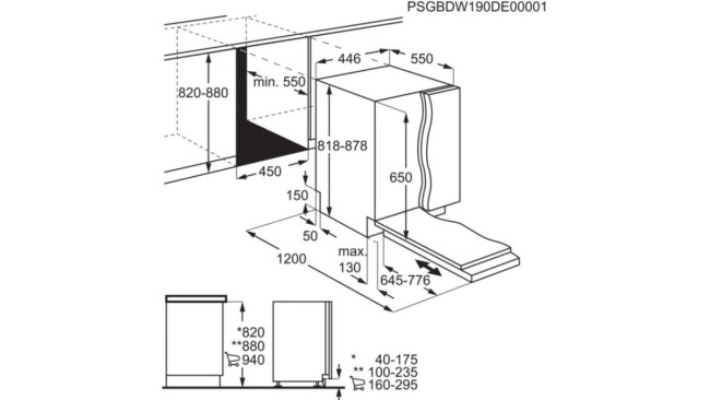 Встраиваемые посудомоечные машины ELECTROLUX ELECTROLUX EEA71210L