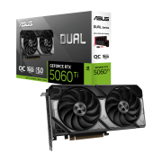 Видеокарта ASUS Dual GeForce RTX 5060 Ti 16GB GDDR7 OC Edition Видеокарта ASUS Dual GeForce RTX 5060 Ti 16GB GDDR7 OC Edition