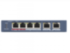 4 RJ45 100M PoE с грозозащитой 6кВ; 2 Uplink порт 10/100M Ethernet: 802.3af/at/bt1 порт поддерживает HiPoE 60Вт; бюджет PoE 60Вт; поддержка режима передачи до 250м10Мб/с CAT5e; таблица MAC адресов на 2000 записей; пропускная способность 1.2Гб/с; 48 VAC ма