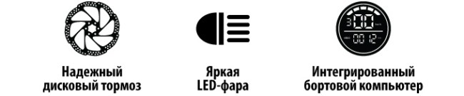 Электросамокат IconBIT TRIDENT 105 DUO