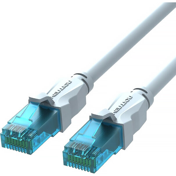 Патч-корд Vention прямой UTP cat.5е, RJ45 - 1м. Серый Vention VAP-A10-S100
