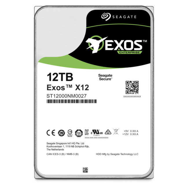 Жесткий диск Seagate Exos X12 ST12000NM0027 Жесткий диск Seagate Exos X12 ST12000NM0027