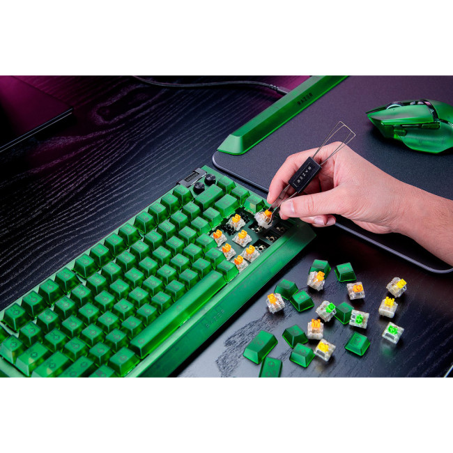 Игровая клавиатура Razer BlackWidow V4 75% - Phantom Green Ed. - US Layout Razer RZ03-05003300-R3M1 Игровая клавиатура Razer BlackWidow V4 75% - Phantom Green Ed. - US Layout Razer RZ03-05003300-R3M1