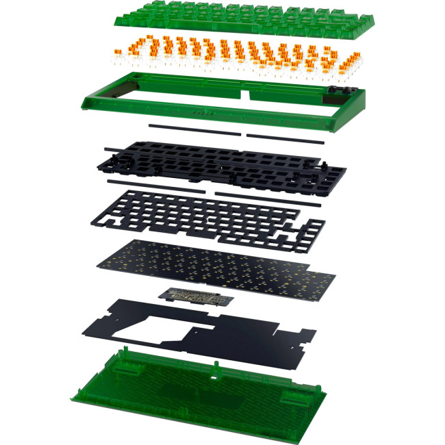 Игровая клавиатура Razer BlackWidow V4 75% - Phantom Green Ed. - US Layout Razer RZ03-05003300-R3M1 Игровая клавиатура Razer BlackWidow V4 75% - Phantom Green Ed. - US Layout Razer RZ03-05003300-R3M1