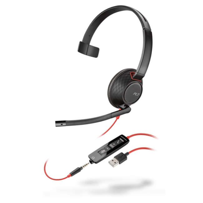 Гарнитура проводная Plantronics BLACKWIRE 5210