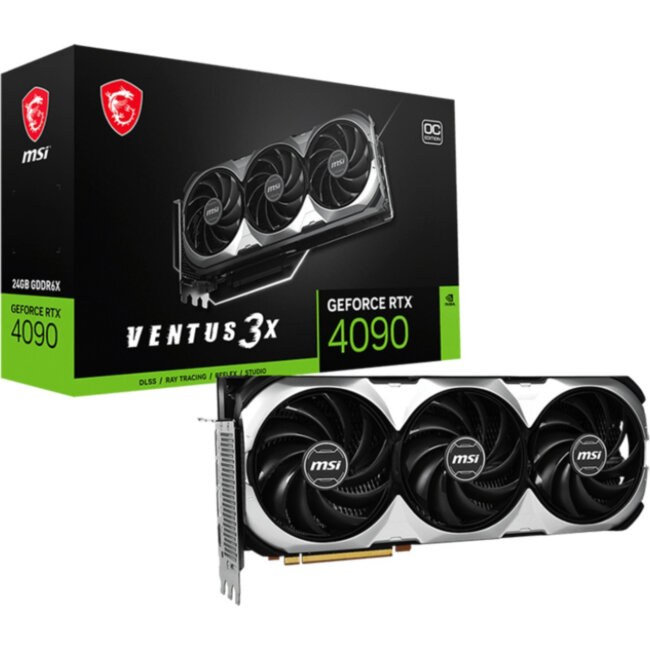 Видеокарта MSI GeForce RTX 4090 VENTUS 3X 24G OC Видеокарта MSI GeForce RTX 4090 VENTUS 3X 24G OC
