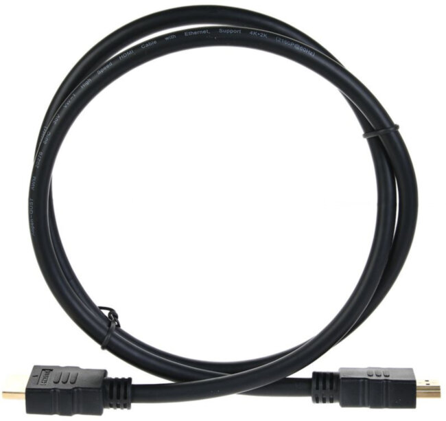 Кабель HDMI 19M/M ver 2.0, 1М  Aopen <ACG711-1M> AOpen HDMI (m) - HDMI (m) 1м