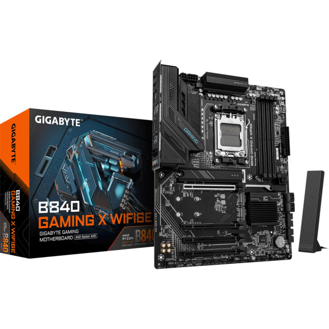 Материнская плата Gigabyte B840 GAMING X WF6E Материнская плата Gigabyte B840 GAMING X WF6E