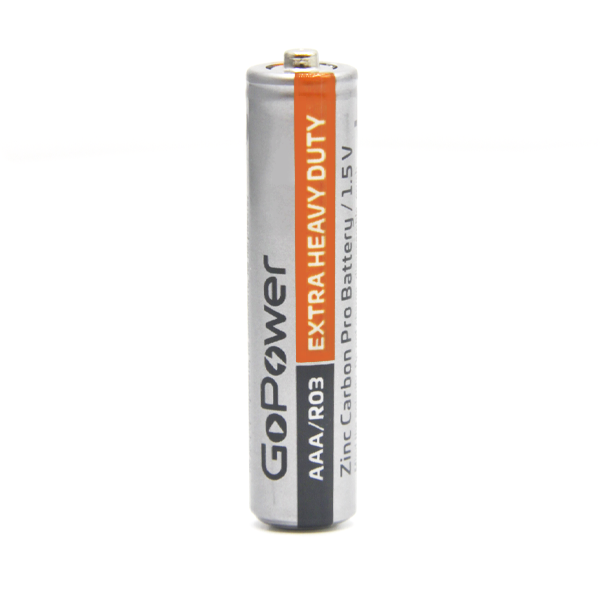 Батарейка GoPower R6 AA BL4 Heavy Duty 1.5V (4/48/576) блистер (4 шт.) Батарейка GoPower R6 AA (00-00015594)