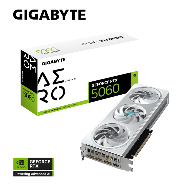Видеокарта GIGABYTE GV-N5060AERO OC-8GD Видеокарта GIGABYTE GV-N5060AERO OC-8GD