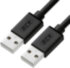 Greenconnect Кабель 1.0m USB 2.0, AM/AM, черный, 28/28 AWG, экран, армированный, морозостойкий, GCR-UM2M-BB2S-1.0m Greenconnect USB 2.0 Type-AM - USB 2.0 Type-AM 1м
