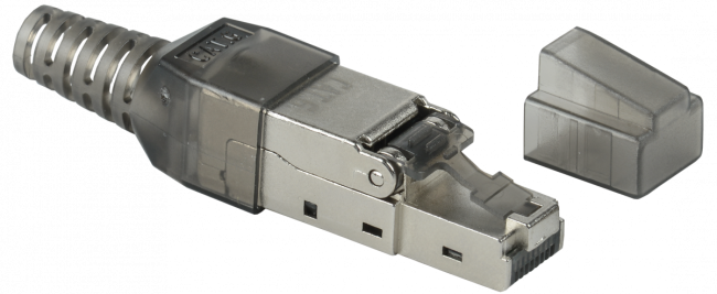 Разъём RJ-45 FTP для кабеля кат.6A полевая заделка ITK CS3-1C6AF-Q Разъём RJ-45 FTP для кабеля кат.6A полевая заделка ITK CS3-1C6AF-Q