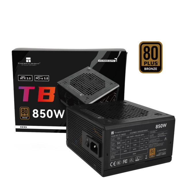 Блок питания 850W Thermalright TR-TB850S 850W 80+ Bronze Блок питания 850W Thermalright TR-TB850S 850W 80+ Bronze