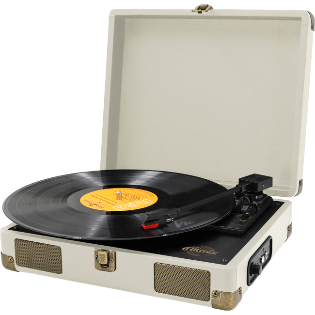 Проигрыватель для винила RITMIX LP-100 Кремовый