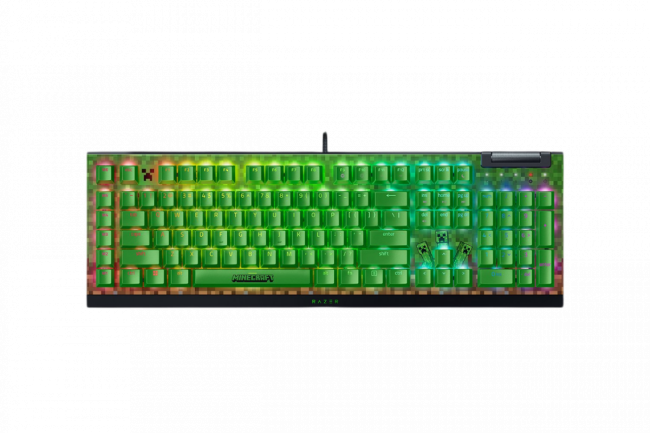 Игровая клавиатура Razer BlackWidow V4 X (Green Switch) - Minecraft Ed. - US Layout Razer BlackWidow V4 X Игровая клавиатура Razer BlackWidow V4 X (Green Switch) - Minecraft Ed. - US Layout Razer BlackWidow V4 X