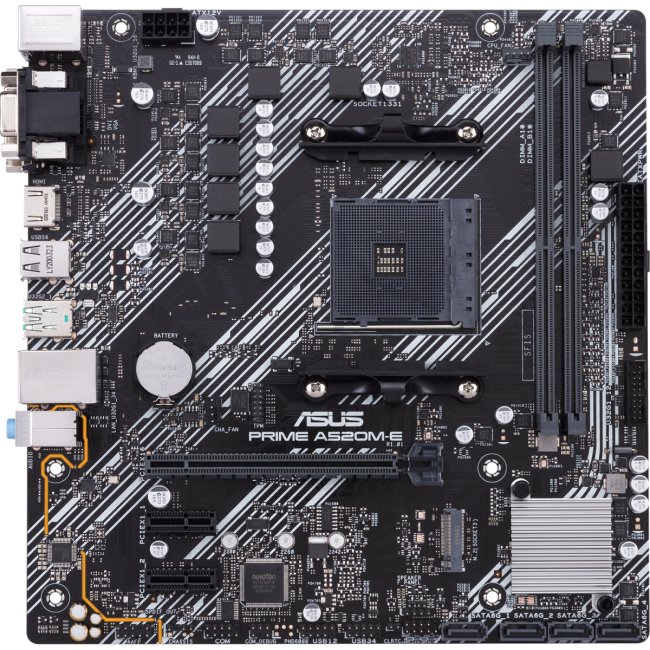 Материнская плата ASUS PRIME A520M-E/CSM (90MB1510-M0EAYC) Материнская плата ASUS PRIME A520M-E/CSM (90MB1510-M0EAYC)