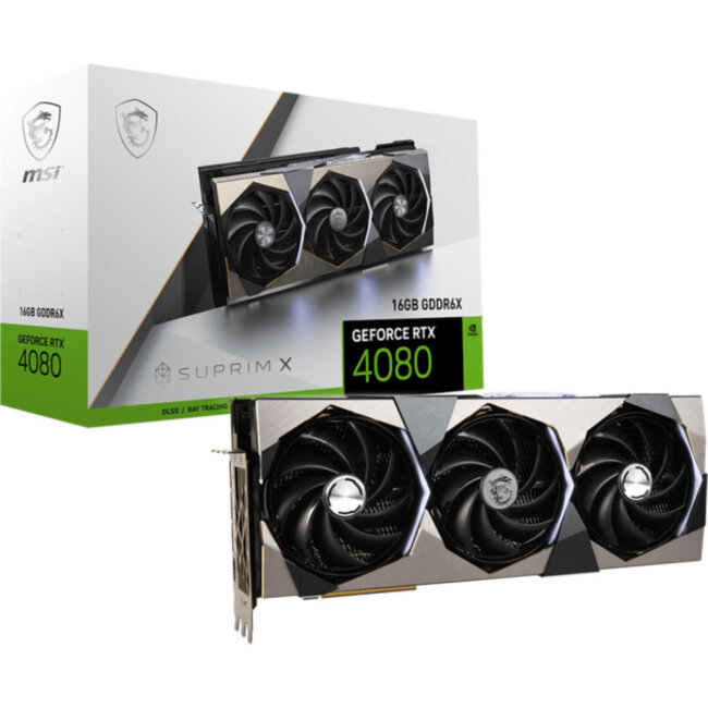 Видеокарта MSI GeForce RTX 4080 16GB SUPRIM X Видеокарта MSI GeForce RTX 4080 16GB SUPRIM X