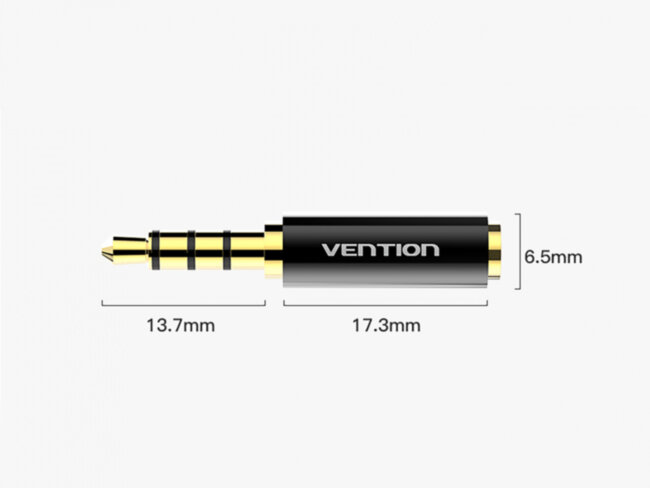 Переходник Vention Jack 2.5 mm F/3.5mm M Vention micro jack 2.5 mm (f) - mini jack 3.5 mm (m) Переходник Vention Jack 2.5 mm F/3.5mm M Vention micro jack 2.5 mm (f) - mini jack 3.5 mm (m)