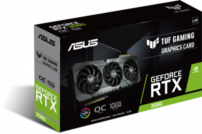 Видеокарта ASUS TUF-RTX3080-O10G-V2-GAMING Видеокарта ASUS TUF-RTX3080-O10G-V2-GAMING