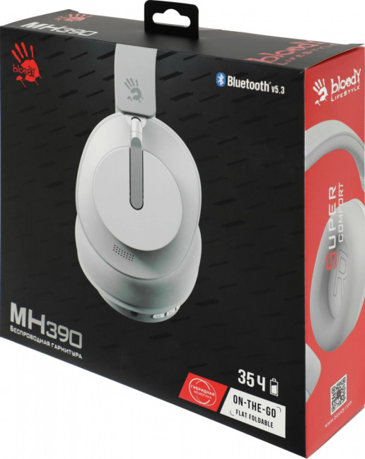 Наушники накладные A4Tech MH390 WHITE