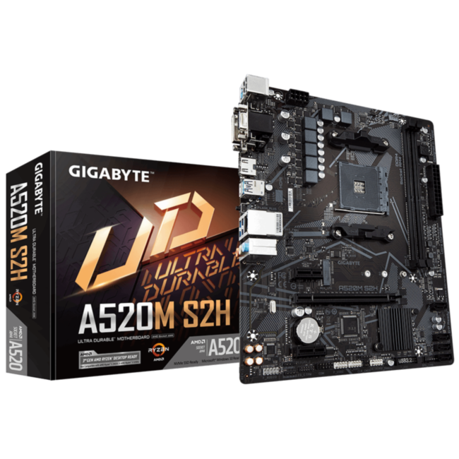 Материнская плата Gigabyte A520M S2H (rev. 1.0)