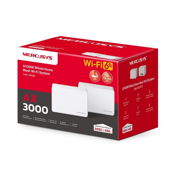 MESH система Mercusys Halo H3000X(2-pack)