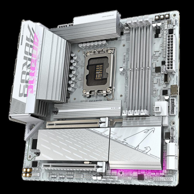 Материнская плата Gigabyte B860M AORUS ELITE WIFI6E ICE Материнская плата Gigabyte B860M AORUS ELITE WIFI6E ICE
