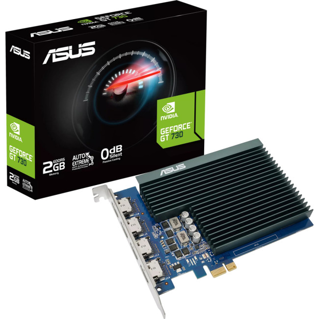 Видеокарта ASUS GeForce GT 730 (GT730-4H-SL-2GD5) Видеокарта ASUS GeForce GT 730 (GT730-4H-SL-2GD5)