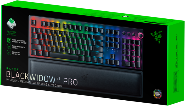 Игровая клавиатура Razer Blackwidow V3 Pro (Green Switch) Razer BlackWidow V3 Pro
