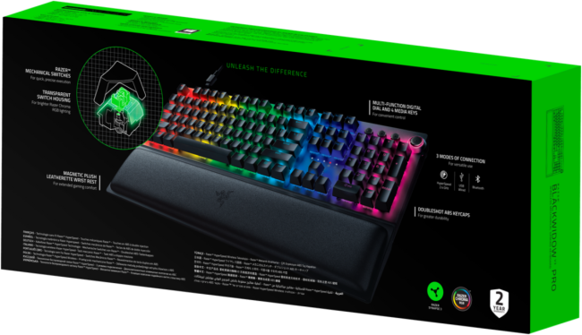 Игровая клавиатура Razer Blackwidow V3 Pro (Green Switch) Razer BlackWidow V3 Pro