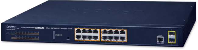 коммутатор Planet GS-4210-16P2S