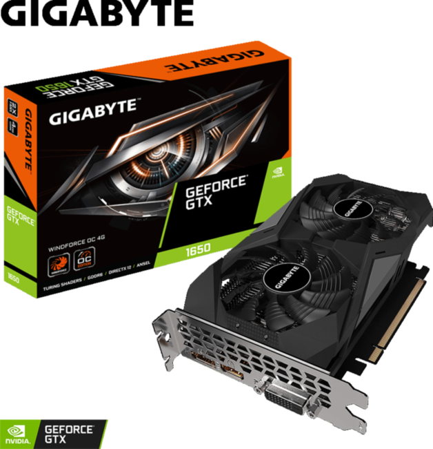 Видеокарта Gigabyte GeForce GTX 1650 D6 WINDFORCE OC 4G Видеокарта Gigabyte GeForce GTX 1650 D6 WINDFORCE OC 4G