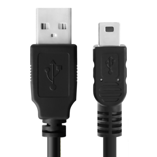 Greenconnect Кабель 0.3m USB 2.0, AM/mini 5P, черный, 28/28 AWG, экран, армированный, морозостойкий, GCR-UM2M5P-BB2S-0.3m Greenconnect  USB 2.0 Type-AM - miniUSB 0.3м