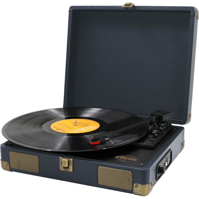 Проигрыватель для винила RITMIX LP-100 Тёмно синий