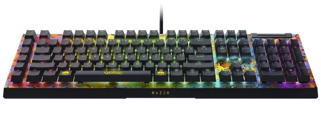 Игровая клавиатура Razer BlackWidow V4 X (Green Switch) - Pokemon Kanto Starters Ed. - US Layout Razer BlackWidow V4 X RZ03-04704200-R3M1 Игровая клавиатура Razer BlackWidow V4 X (Green Switch) - Pokemon Kanto Starters Ed. - US Layout Razer BlackWidow V4 X RZ03-04704200-R3M1