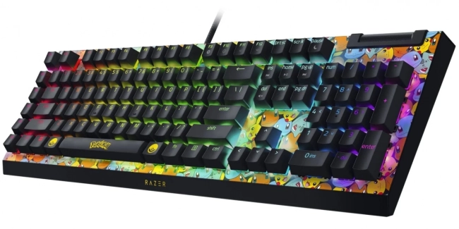Игровая клавиатура Razer BlackWidow V4 X (Green Switch) - Pokemon Kanto Starters Ed. - US Layout Razer BlackWidow V4 X RZ03-04704200-R3M1 Игровая клавиатура Razer BlackWidow V4 X (Green Switch) - Pokemon Kanto Starters Ed. - US Layout Razer BlackWidow V4 X RZ03-04704200-R3M1