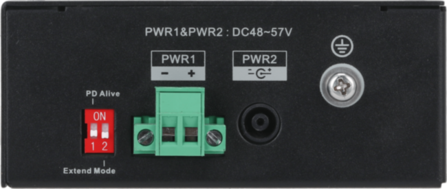 Защищенный 8-портовый РОЕ коммутатор, неуправляемый; 1*1000 Base-X, 1*10/100/1000 Base-T, 8*10/100 Base-T (PoE порты), Бюджет РОЕ: 96 Вт, Питание :DC 48~57В, Монтаж на DIN-рейку, Рабочие температуры: от -30⁰С до +65⁰С Коммутатор Dahua DH-PFS3110-8ET-96