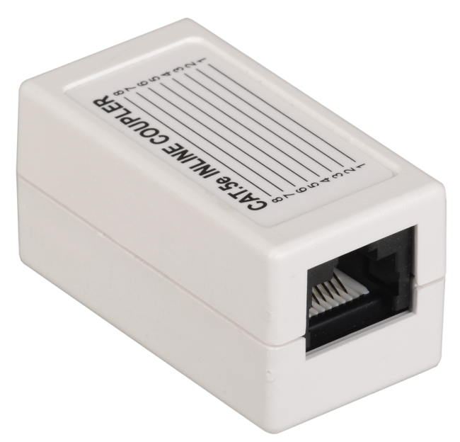 Проходной адаптер кат.5E UTP, тип RJ45-RJ45 (8P8C), белый ITK CS70-1C5EU Проходной адаптер кат.5E UTP, тип RJ45-RJ45 (8P8C), белый ITK CS70-1C5EU