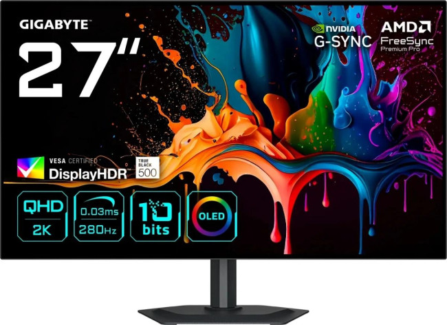 Монитор 27" Gigabyte 20VM0-MO27Q28BK-1EKR Монитор 27" Gigabyte 20VM0-MO27Q28BK-1EKR