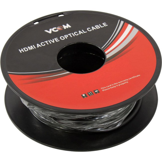 Активный оптический кабель HDMI 19M/M,ver. 2.0, 4K@60 Hz 30m VCOM <D3742P-30M> VCOM D3742P-30M