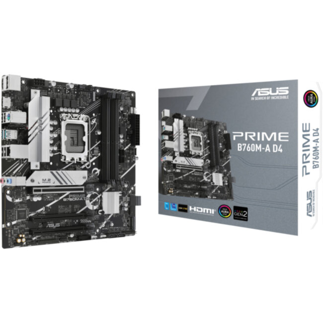 Материнская плата ASUS PRIME B760M-A D4 (90MB1D00-M0EAY0)