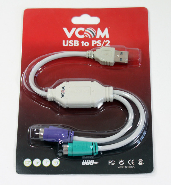 Кабель-адаптер USB A->2xPS/2 (адаптер для подключения PS/2 клавиатуры и мыши к USB порту) VCOM VCOM USB A — 2x PS/2 Кабель-адаптер USB A->2xPS/2 (адаптер для подключения PS/2 клавиатуры и мыши к USB порту) VCOM VCOM USB A — 2x PS/2