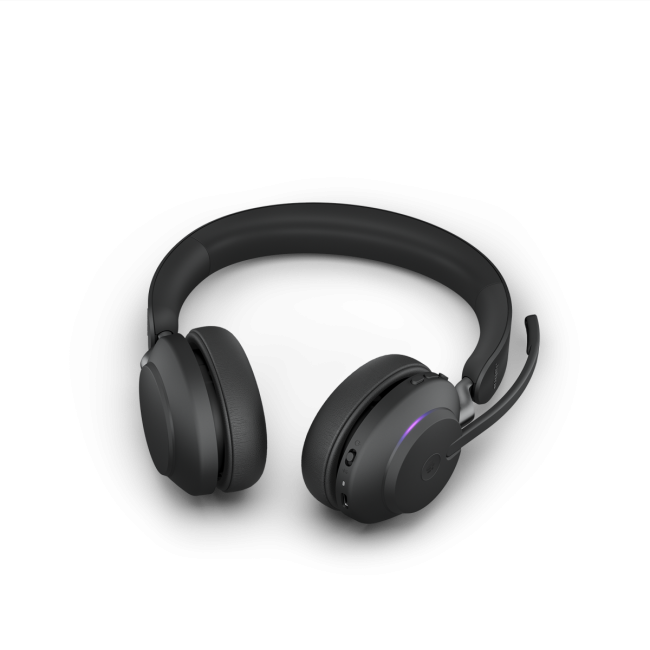 Гарнитура беспроводная Jabra Evolve2 65 - USB-A MS Teams Stereo with Charging Stand